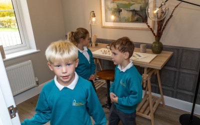 Local Pupils from Trinity CE Primary Join Redcliffe Homes to Officially Open Zephyr Place Show Home