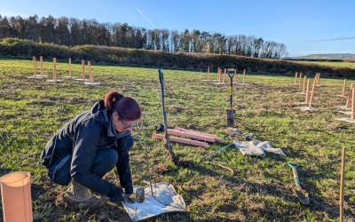 Redcliffe Homes Team Volunteer at Lower Chew Forest