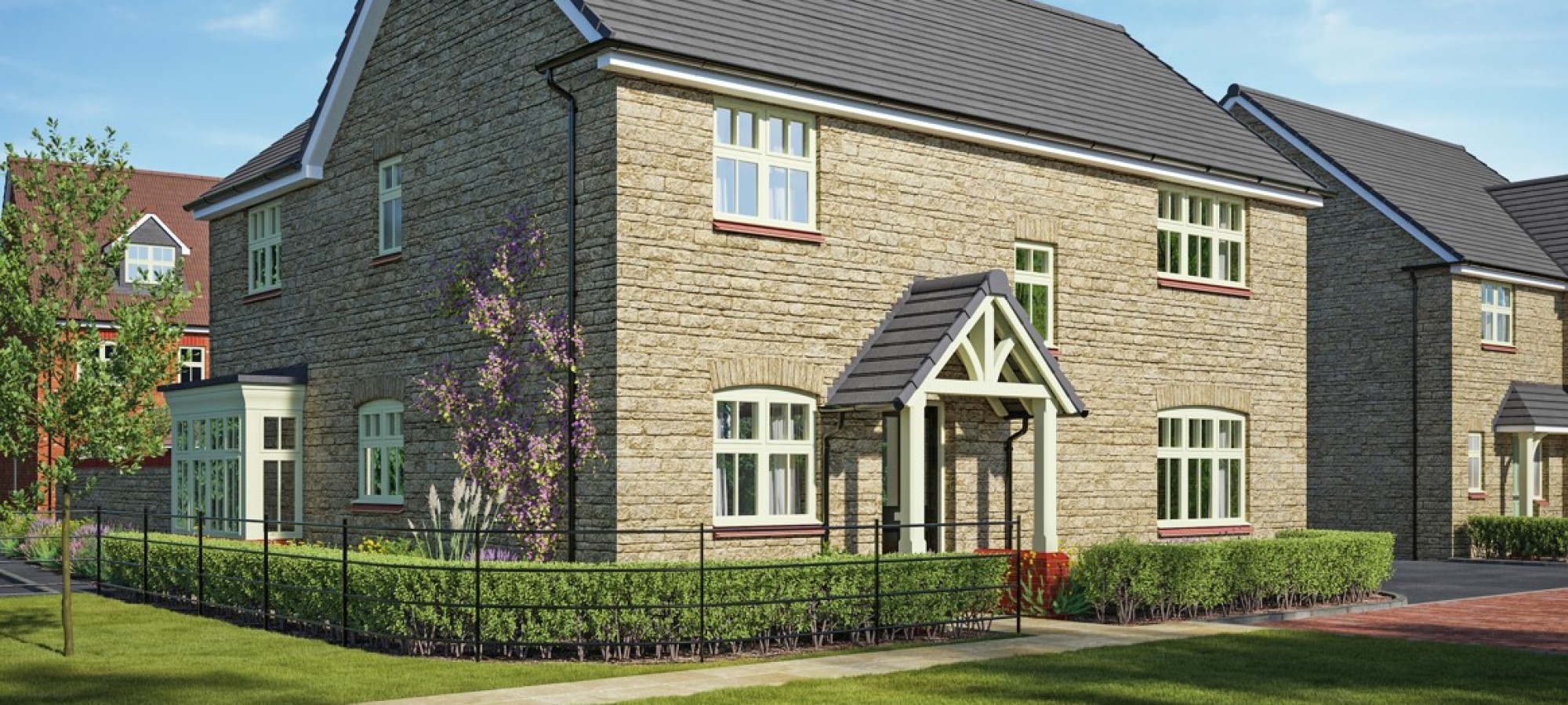 <h1>A new collection <br>of individually <br>designed homes.</h1>